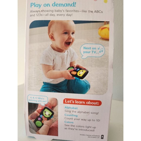 Fisher Price Laugh & Learn Stream & Learn Remote TV Electronic Pretend Toy NEW - Picture 5 of 6